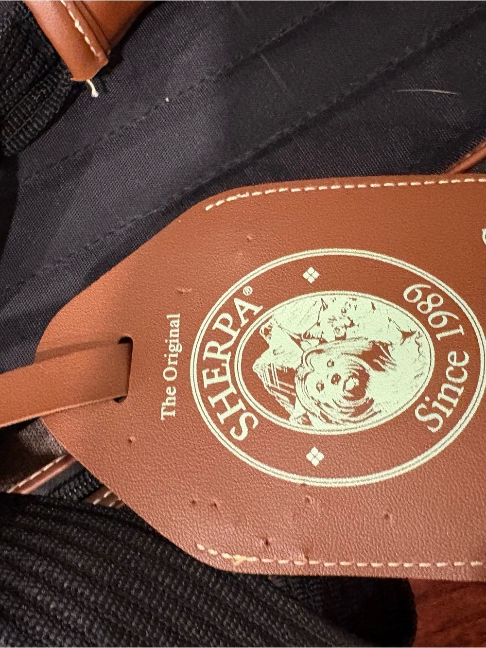 Sherpa Brown Small Pet Carrier - Classic Leather-Accent Design
